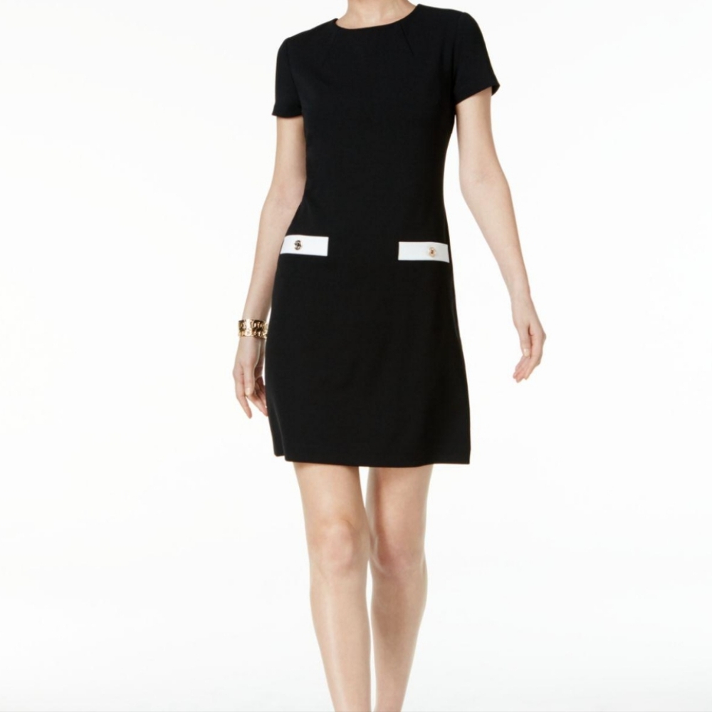 Tommy Hilfiger Black/White Essential Dress